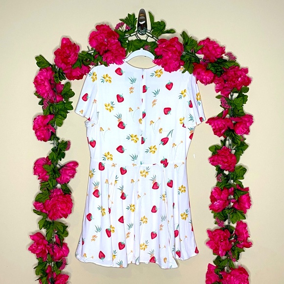 Privacy Please Dixie Floral Print Front Tie Dress Size L - Picture 12 of 16